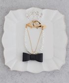 【メゾンドフルール/Maison de FLEUR】のパール立体リボンチャーム 人気、トレンドファッション・服の通販 founy(ファニー) ファッション Fashion レディースファッション Fashion for Women アクセサリー Fashion Accessories チェーン Chain, Chain Strap チャーム Charm, Pendant トレンド Trend, Trending Now パール Pearl, Pearl Accent ポーチ Pouch, Small Case リボン Ribbon, Bow thumbnail Black|ID: prp329100004842418 ipo3291000000035287638