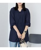 【アメリカンホリック/AMERICAN HOLIC】のシアーウエストドロストロングシャツ Dark Navy|ID: prp329100004842428 ipo3291000000035464581