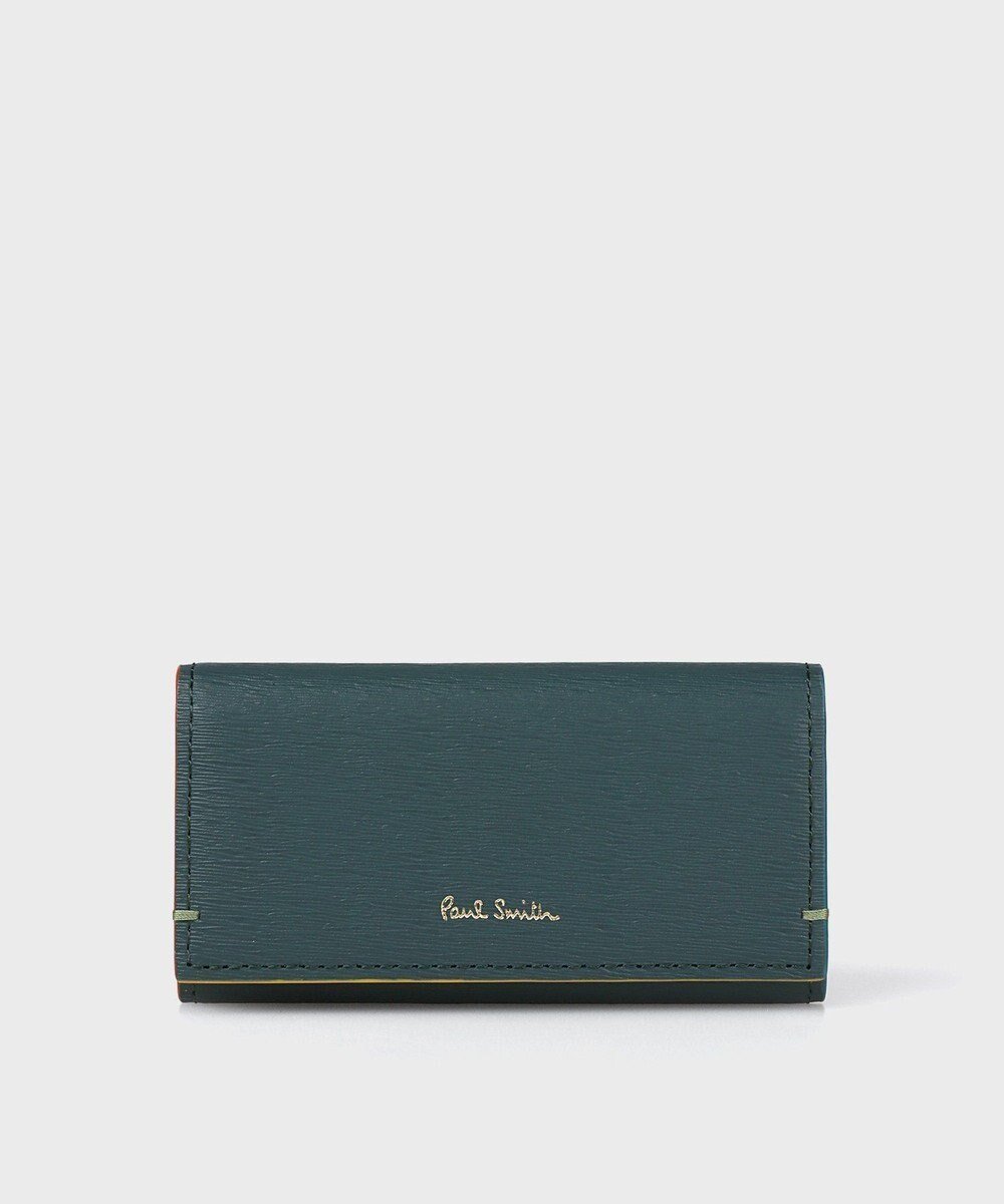 【ポール スミス/Paul Smith】のカラードエッジ キーケース インテリア・キッズ・メンズ・レディースファッション・服の通販 founy(ファニー) 　ファッション　Fashion　レディースファッション　Fashion for Women　ミニ財布・二つ折り財布　Wallets & Card Cases　アクセサリー　Fashion Accessories　財布　Wallet, Purse　プリント　Print, Printed Pattern　ポケット　Pocket, Pocket Detail　グリーン|ID: prp329100004842468 ipo3291000000035452305