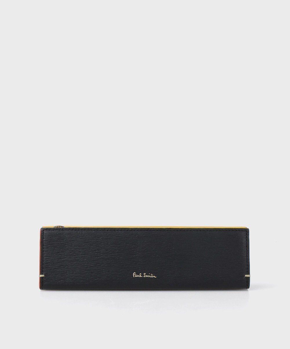【ポール スミス/Paul Smith】のカラードエッジ ペンケース インテリア・キッズ・メンズ・レディースファッション・服の通販 founy(ファニー) 　ファッション　Fashion　レディースファッション　Fashion for Women　スポーツウェア　Functional & Stylish Sportswear　ステーショナリー　Stationery, Office Supplies　スポーツ　Sports, Activewear　プリント　Print, Printed Pattern　ポケット　Pocket, Pocket Detail　ブラック|ID: prp329100004842469 ipo3291000000035287819