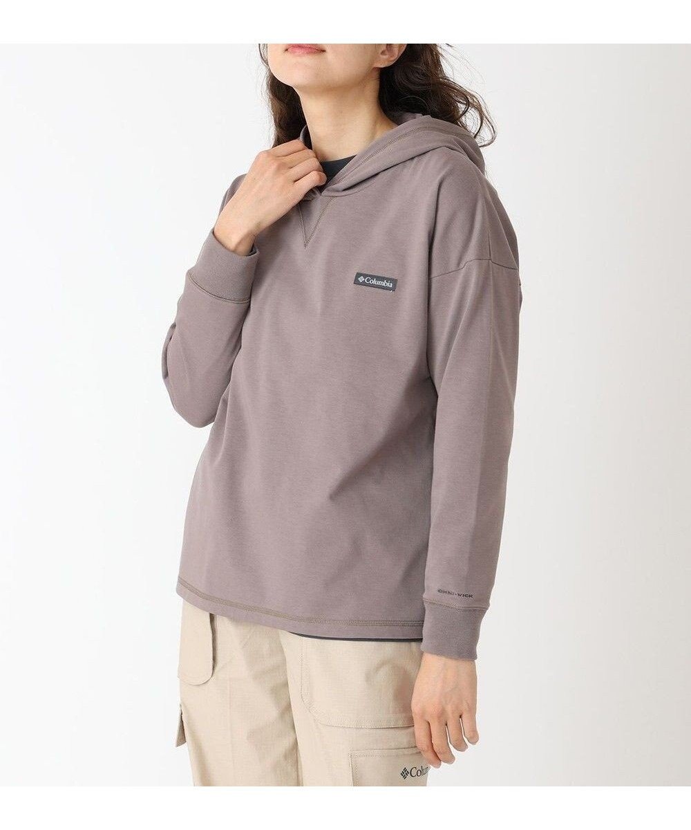 【コロンビア/Columbia】のColumbia/ ウィメンズリラクシングモーメントロングスリーブフーディ /コロンビア 人気、トレンドファッション・服の通販 founy(ファニー) 　ファッション　Fashion　レディースファッション　Fashion for Women　トップス・カットソー　Cut & Sew Tops　レディースパーカー・カジュアルフーディー　Casual Hoodies & Sweatshirts　おすすめ　Recommended / Our Picks　アウトドア　Outdoor Clothing　シンプル　Simple, Minimal　トレンド　Trend, Trending Now　パーカー　Hoodie, Parka　フィット　Fit, Slim Fit　ベーシック　Basic, Essential　リラックス　Relax, Relaxed Fit　ワンポイント　One Point, Statement Accent　夏　Summer　S/S・春夏　SS, Spring/Summer, Warm Season　A/W・秋冬　Autumn/Winter　 other-1|ID: prp329100004842488 ipo3291000000035287873