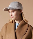 【ムーンバット/MOONBAT】のFURLA(フルラ)横刺繍スエード キャップ UVカット ライトグレー|ID: prp329100004842495 ipo3291000000035855223