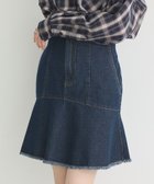 【アースミュージックアンドエコロジー/earth music&ecology】のハイウエストフレアデニムスカート Indigo|ID: prp329100004842501 ipo3291000000035855343