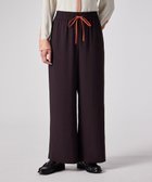 【ポール スミス/Paul Smith】のバックサテン ジョーゼット ワイドパンツ ブラウン|ID: prp329100004842514 ipo3291000000035465461