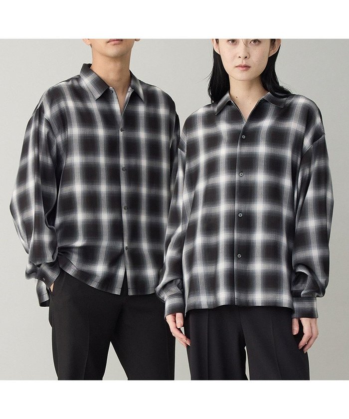 【アンフィーロ/UNFILO / MEN】の【男女兼用】エアリーシアー オンブレシャツ インテリア・キッズ・メンズ・レディースファッション・服の通販 founy(ファニー) https://founy.com/ ファッション Fashion レディースファッション Fashion for Women トップス・カットソー Cut & Sew Tops シャツ・ブラウス・オフィスカジュアル Elegant Blouses & Button-Ups シアー Sheer, See-Through シンプル Simple, Minimal タンク Tank Top, Sleeveless Top デニム Denim, Jeans Material トレンド Trend, Trending Now 羽織 Haori, Light Jacket A/W・秋冬 Autumn/Winter S/S・春夏 SS, Spring/Summer, Warm Season おすすめ Recommended / Our Picks 夏 Summer |ID: prp329100004842523 ipo3291000000035524171