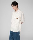 【ウィゴー/WEGO】の【ユニセックス着用ITEM/MLサイズ展開】オックスフォードエンブレムシャツ(LS) 人気、トレンドファッション・服の通販 founy(ファニー) ファッション Fashion レディースファッション Fashion for Women トップス・カットソー Cut & Sew Tops シャツ・ブラウス・オフィスカジュアル Elegant Blouses & Button-Ups シンプル Simple, Minimal ストライプ Stripe, Striped Pattern スマホ Smartphone, Mobile Device スラックス Slacks, Dress Pants デニム Denim, Jeans Material 長袖 Long Sleeve, Full Sleeve フレア Flare, Flared モチーフ Motif, Design Theme 無地 Plain, Solid Color A/W・秋冬 Autumn/Winter エレガント 上品 Elegant thumbnail ホワイトストライプ|ID: prp329100004842528 ipo3291000000035855643