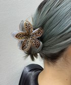 【ウィゴー/WEGO】のLレオパードフラワーバンス2 ブラウン|ID: prp329100004842538 ipo3291000000035855927