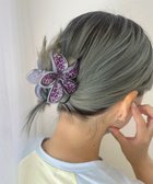 【ウィゴー/WEGO】のLレオパードフラワーバンス2 パープル|ID: prp329100004842538 ipo3291000000035855935