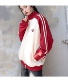 【ウィゴー/WEGO】の【ユニセックスITEM/MLサイズ展開】ラグランライントラックジャケット レッドその他|ID: prp329100004842539 ipo3291000000035855966