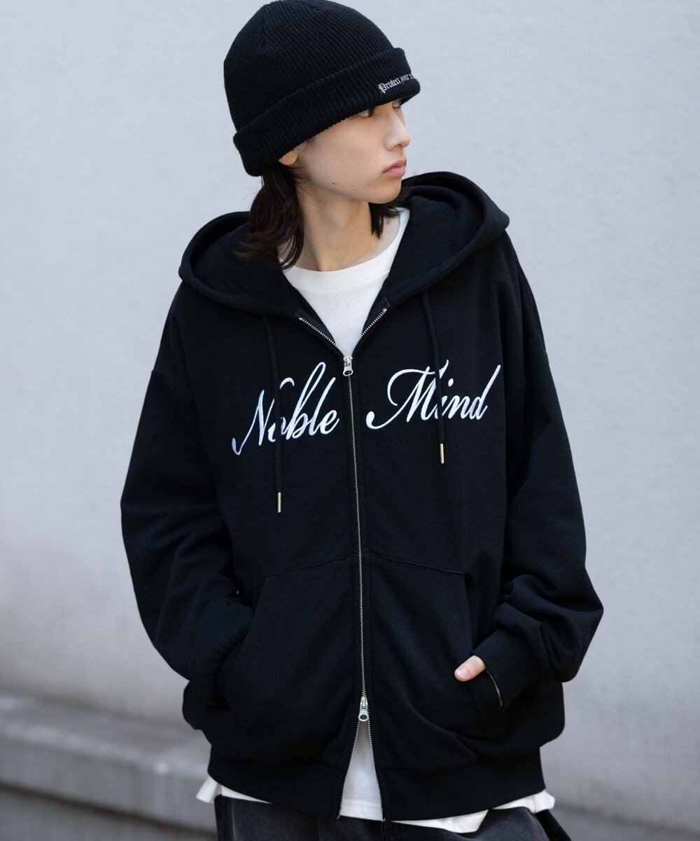 【ウィゴー/WEGO】の【25年秋冬新作/ユニセックス着用ITEM/SMLサイズ展開】グラフィックロゴダブルZIPパーカー インテリア・キッズ・メンズ・レディースファッション・服の通販 founy(ファニー) ファッション Fashion レディースファッション Fashion for Women トップス・カットソー Cut & Sew Tops レディースパーカー・カジュアルフーディー Casual Hoodies & Sweatshirts カーゴパンツ Cargo Pants, Utility Pants グラフィック Graphic, Graphic Design シンプル Simple, Minimal スマホ Smartphone, Mobile Device ダブル Double, Double-Breasted デニム Denim, Jeans Material 長袖 Long Sleeve, Full Sleeve パーカー Hoodie, Parka フロント Front, Front Design 無地 Plain, Solid Color リラックス Relax, Relaxed Fit A/W・秋冬 Autumn/Winter おすすめ Recommended / Our Picks ブラック|ID: prp329100004842552 ipo3291000000035856447