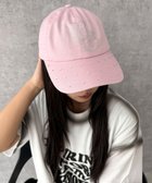 【ウィゴー/WEGO】のロゴラインストーンキャップ ライトピンク|ID: prp329100004842554 ipo3291000000035856523