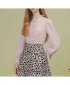 【トッカ/TOCCA】の【消臭】PROMISE FRILL ブラウス 人気、トレンドファッション・服の通販 founy(ファニー) ファッション Fashion レディースファッション Fashion for Women トップス・カットソー Cut & Sew Tops シャツ・ブラウス・オフィスカジュアル Elegant Blouses & Button-Ups なめらか Smooth, Silky Texture インナー Innerwear ウォッシャブル Machine Washable カーディガン Cardigan, Knitwear ジャケット Jacket, Outerwear ジョーゼット Georgette, Semi-Sheer Fabric フリル Frill, Ruffle エレガント 上品 Elegant 夏 Summer 定番 Standard, Basic Item S/S・春夏 SS, Spring/Summer, Warm Season A/W・秋冬 Autumn/Winter thumbnail ピンク系|ID: prp329100004842578 ipo3291000000035402394
