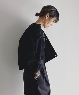 【ウォードブルー/WOADBLUE】のNOERIE -ノエリエ- / ノーカラーデニムジャケット 人気、トレンドファッション・服の通販 founy(ファニー) ファッション Fashion レディースファッション Fashion for Women アウター Coat / Outerwear Collection レディースジャケット・軽アウター Jackets デニムジャケット / カジュアルアウター Denim Jackets シンプル Simple, Minimal ジャケット Jacket, Outerwear デニム Denim, Jeans Material トレンド Trend, Trending Now ファブリック Fabric, Textile A/W・秋冬 Autumn/Winter エレガント 上品 Elegant |ID:prp329100004842580