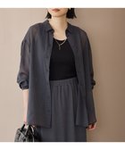 【アメリカンホリック/AMERICAN HOLIC】のラスターシアーシャツ 人気、トレンドファッション・服の通販 founy(ファニー) ファッション Fashion レディースファッション Fashion for Women トップス・カットソー Cut & Sew Tops シャツ・ブラウス・オフィスカジュアル Elegant Blouses & Button-Ups おすすめ Recommended / Our Picks アメリカン American Style キャミソール Camisole, Spaghetti Strap Top スタイリッシュ Stylish, Fashionable タンク Tank Top, Sleeveless Top 秋 Autumn A/W・秋冬 Autumn/Winter thumbnail Charcoal Gray|ID: prp329100004842601 ipo3291000000035465798