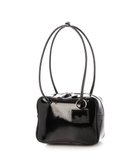 【アンビリオン/UNBILLION】のカシュカシュ cachecache / エナメル調中型ボストン ブラック|ID: prp329100004842617 ipo3291000000035837589