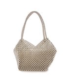 【アンビリオン/UNBILLION】のカシュカシュ cachecache / ビーズハート手提げバッグ シルバー|ID: prp329100004842623 ipo3291000000035837627