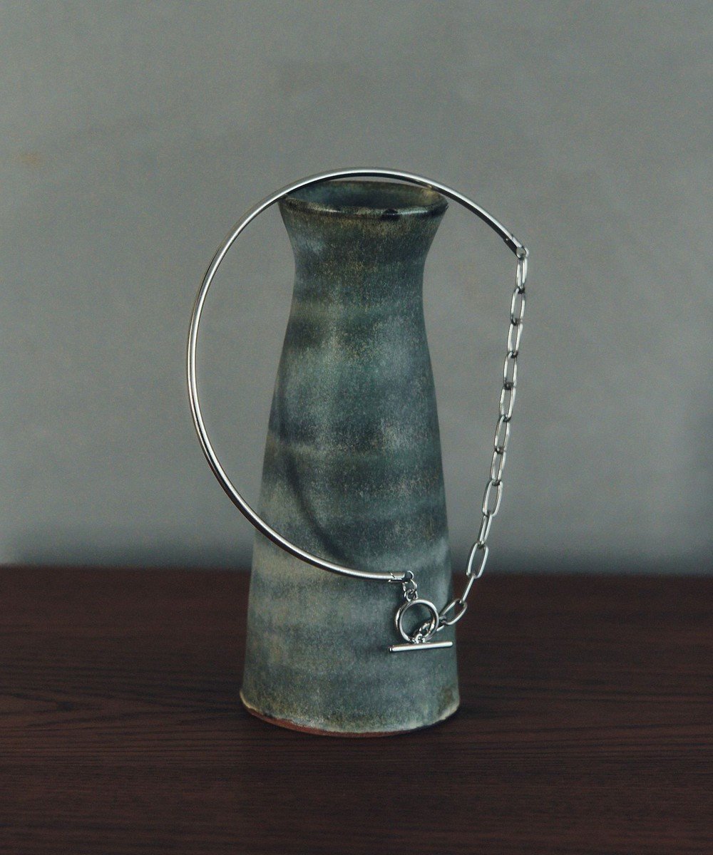 【イェッカ ヴェッカ/YECCA VECCA】のチェーンMIXチョーカー インテリア・キッズ・メンズ・レディースファッション・服の通販 founy(ファニー) 　ファッション　Fashion　レディースファッション　Fashion for Women　ジュエリー　Jewelry　ネックレス　Necklaces & Pendants　アクセサリー　Fashion Accessories　ショート　Short, Short Length　チェーン　Chain, Chain Strap　トレンド　Trend, Trending Now　ネックレス　Necklace, Pendant Necklace　フィット　Fit, Slim Fit　フロント　Front, Front Design　メタル　Metal, Metal Parts　Silver|ID: prp329100004842627 ipo3291000000035596007