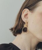 【イェッカ ヴェッカ/YECCA VECCA】のフープチェーンピアス 人気、トレンドファッション・服の通販 founy(ファニー) ファッション Fashion レディースファッション Fashion for Women おすすめ Recommended / Our Picks アクセサリー Fashion Accessories チェーン Chain, Chain Strap フープ Hoop, Hoop Earrings メタル Metal, Metal Parts thumbnail Gold|ID: prp329100004842628 ipo3291000000035288423