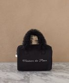 【メゾンドフルール/Maison de FLEUR】のチュールハンドル2Wayボストンバッグ 人気、トレンドファッション・服の通販 founy(ファニー) ファッション Fashion レディースファッション Fashion for Women バッグ Bags ガーリー Girly, Feminine Style ショルダー Shoulder, Shoulder Strap ストーン Stone, Gem-Like チュール Tulip, Tulip Motif ボストンバッグ Boston Bag, Retro Bag thumbnail Black|ID: prp329100004842631 ipo3291000000035288437