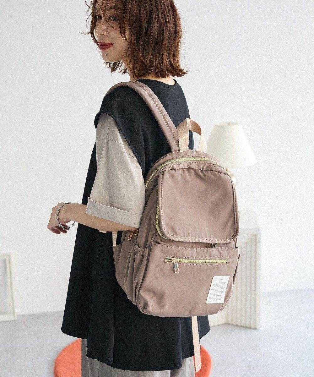 【グリーンパークス/Green Parks】のandmikka.10ポケット2層リュック インテリア・キッズ・メンズ・レディースファッション・服の通販 founy(ファニー) 　ファッション　Fashion　レディースファッション　Fashion for Women　バッグ　Bags　おすすめ　Recommended / Our Picks　ポケット　Pocket, Pocket Detail　リュック　Backpack, Rucksack　軽量　Lightweight, Ultra Light　Mocha|ID: prp329100004842651 ipo3291000000035837895