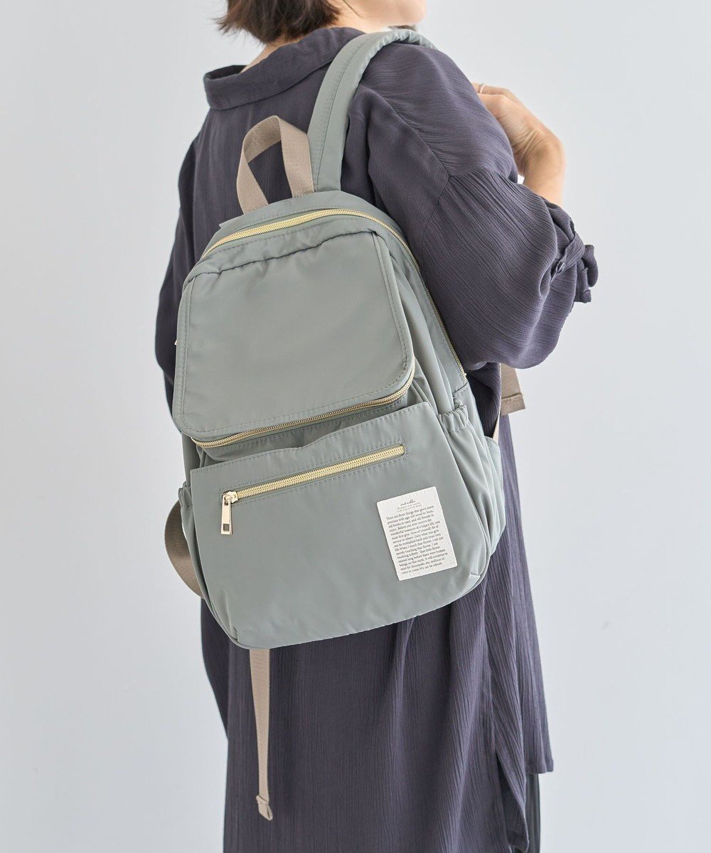 【グリーンパークス/Green Parks】のandmikka.10ポケット2層リュック インテリア・キッズ・メンズ・レディースファッション・服の通販 founy(ファニー) 　ファッション　Fashion　レディースファッション　Fashion for Women　バッグ　Bags　おすすめ　Recommended / Our Picks　ポケット　Pocket, Pocket Detail　リュック　Backpack, Rucksack　軽量　Lightweight, Ultra Light　Mint|ID: prp329100004842651 ipo3291000000035837900