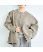 【自由区/JIYU-KU】の【カタログ掲載】ウールリバーチェック柄ノーカラー コート 人気、トレンドファッション・服の通販 founy(ファニー) ファッション Fashion レディースファッション Fashion for Women アウター Coat / Outerwear Collection コート・ロングコート・ピーコート Long Coats, Peacoats & More レディースジャケット・軽アウター Jackets インナー Innerwear エレガント 上品 Elegant コンパクト Compact, Small Size シンプル Simple, Minimal ジャケット Jacket, Outerwear ダウン Down, Puffer チェック Check, Plaid, Tartan フォルム Silhouette, Form メルトン Melton, Heavy Wool A/W・秋冬 Autumn/Winter thumbnail モカチェック|ID: prp329100004842653 ipo3291000000035288509