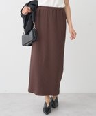 【アースミュージックアンドエコロジー/earth music&ecology】の【コットン混】カットリブナロースカート Brown|ID: prp329100004842662 ipo3291000000035814087