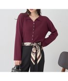 【アースミュージックアンドエコロジー/earth music&ecology】の【接触冷感】襟付きニットカーディガン 人気、トレンドファッション・服の通販 founy(ファニー) ファッション Fashion レディースファッション Fashion for Women トップス・カットソー Cut & Sew Tops ニット Knit Tops & Sweaters カーディガン・羽織り Layered Style Cardigans カーディガン Cardigan, Knitwear スキッパー Skipper, Open Collar ポケット Pocket, Pocket Detail 秋 Autumn A/W・秋冬 Autumn/Winter 羽織 Haori, Light Jacket thumbnail Bordeaux|ID: prp329100004842663 ipo3291000000036272778