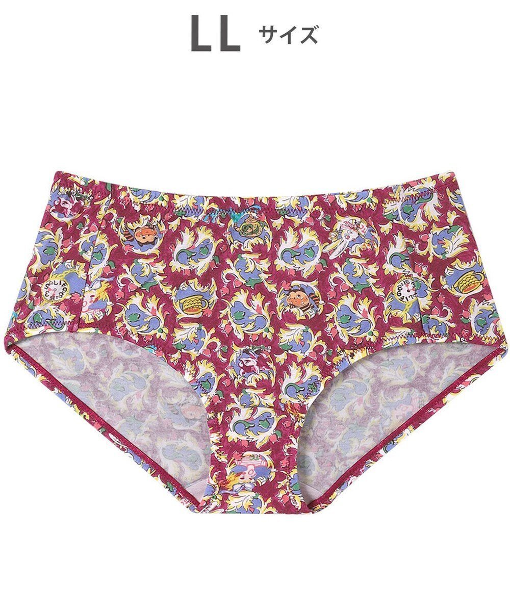 【ツモリチサト スリープ/tsumori chisato SLEEP】のツモリチサト ショーツ ベア天竺素材(身生地) レディース UPX564 /ワコール インテリア・キッズ・メンズ・レディースファッション・服の通販 founy(ファニー) 　ファッション　Fashion　レディースファッション　Fashion for Women　ショーツ　Shorts, Short Pants　パジャマ　Pajamas, Sleepwear　エンジ|ID: prp329100004842671 ipo3291000000035465735