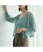 【イェッカ ヴェッカ/YECCA VECCA】の【2点SET】インナーセットレース柄カーディガン 人気、トレンドファッション・服の通販 founy(ファニー) ファッション Fashion レディースファッション Fashion for Women トップス・カットソー Cut & Sew Tops カーディガン・羽織り Layered Style Cardigans インナー Innerwear エレガント 上品 Elegant カーディガン Cardigan, Knitwear キャミソール Camisole, Spaghetti Strap Top バランス Balance, Style Balance フィット Fit, Slim Fit ポケット Pocket, Pocket Detail メタル Metal, Metal Parts レース Lace, Lace Fabric A/W・秋冬 Autumn/Winter thumbnail Green|ID: prp329100004842679 ipo3291000000035826489