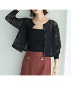 【イェッカ ヴェッカ/YECCA VECCA】の【2点SET】インナーセットレース柄カーディガン 人気、トレンドファッション・服の通販 founy(ファニー) ファッション Fashion レディースファッション Fashion for Women トップス・カットソー Cut & Sew Tops カーディガン・羽織り Layered Style Cardigans インナー Innerwear エレガント 上品 Elegant カーディガン Cardigan, Knitwear キャミソール Camisole, Spaghetti Strap Top バランス Balance, Style Balance フィット Fit, Slim Fit ポケット Pocket, Pocket Detail メタル Metal, Metal Parts レース Lace, Lace Fabric A/W・秋冬 Autumn/Winter thumbnail Black|ID: prp329100004842679 ipo3291000000035826492