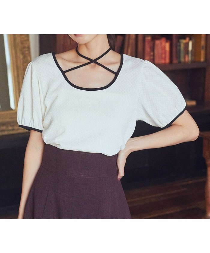 【アースミュージックアンドエコロジー/earth music&ecology】のマルチウェイ配色リボンカットプルオーバー インテリア・キッズ・メンズ・レディースファッション・服の通販 founy(ファニー) https://founy.com/ ファッション Fashion レディースファッション Fashion for Women トップス・カットソー Cut & Sew Tops シャツ・ブラウス・オフィスカジュアル Elegant Blouses & Button-Ups ロングTシャツ・Tシャツ Longline T-Shirts & Tees カジュアルプルオーバー・ニットトップス Pullovers & Knit Tops / Casual Pullovers カットソー・ベーシックTシャツ Cut-and-Sewn Tops / Stretch Tees & Basics おすすめ Recommended / Our Picks カットソー Cut and Sewn Top シンプル Simple, Minimal スリーブ Sleeve, Long Sleeve / Short Sleeve フェミニン Feminine, Girly フロント Front, Front Design ポケット Pocket, Pocket Detail リボン Ribbon, Bow A/W・秋冬 Autumn/Winter |ID: prp329100004842701 ipo3291000000036063843