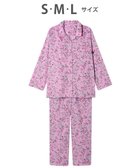 【ワコール/WACOAL】のワコール_リラックス&スリープ パジャマ 綿100%(本体) サテン 長袖 長ズボン ミントン レディース NDX555 /ワコール ピンク|ID: prp329100004842718 ipo3291000000035838814