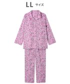 【ワコール/WACOAL】のワコール_リラックス&スリープ パジャマ 綿100%(本体) サテン 長袖 長ズボン ミントン レディース NDX555 /ワコール ピンク|ID: prp329100004842719 ipo3291000000035816004