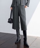 【自由区/JIYU-KU】の【SHIHOさん着用】ブライトリングツイード2タッククロップド パンツ スレート|ID: prp329100004842720 ipo3291000000035838841