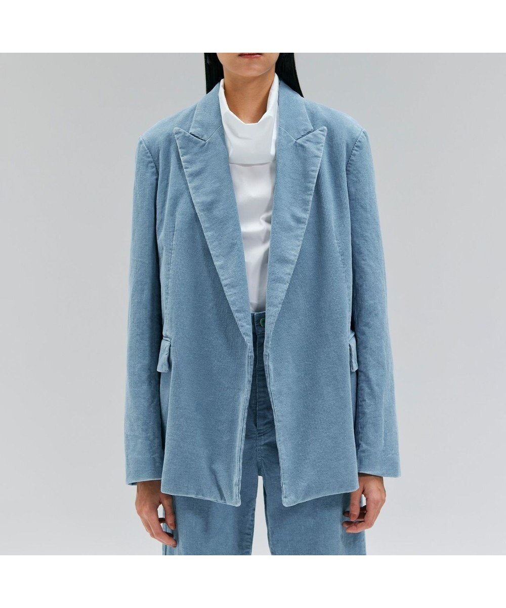 【ベイジ,/BEIGE,】の【FUDGE 10月号掲載】BANGS / コットンコーデュロイテーラードジャケット 人気、トレンドファッション・服の通販 founy(ファニー) 　雑誌掲載アイテム　Magazine Picks & Fashion Features　ファッション雑誌　Fashion Magazines　ファッジ　FUDGE　ファッション　Fashion　レディースファッション　Fashion for Women　アウター　Coat / Outerwear Collection　レディースジャケット・軽アウター　Jackets　テーラードジャケット / 通勤・きれいめスタイル　Tailored Jackets & Blazers　10月号　October Issue　インディゴ　Indigo Denim　コーデュロイ　Corduroy, Cord Fabric　シンプル　Simple, Minimal　ジャケット　Jacket, Outerwear　タイトスカート　Pencil Skirt, Tight Skirt　マニッシュ　Mannish, Boyish　ロング　Long, Long-Length　ビジネス 仕事 通勤　Business / Work / Commuting　A/W・秋冬　Autumn/Winter　雑誌　Magazine, Fashion Magazine　 other-1|ID: prp329100004842740 ipo3291000000035288812