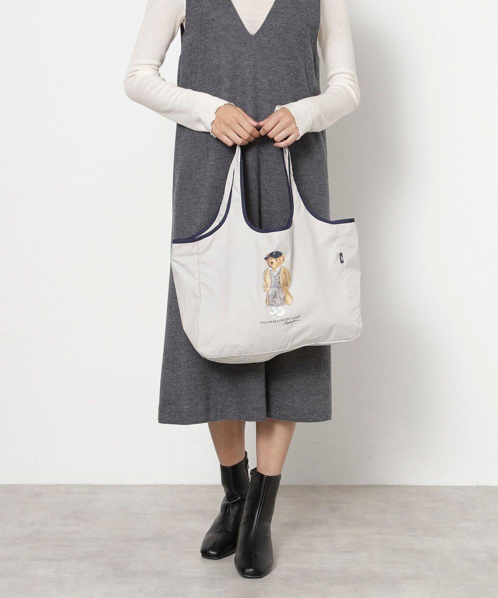 【ムーンバット/MOONBAT】のPOLO RALPH LAUREN(ポロ ラルフローレン) ポケッタブルレインバッグ SEASON BEAR ポロベア インテリア・キッズ・メンズ・レディースファッション・服の通販 founy(ファニー) 　ファッション　Fashion　レディースファッション　Fashion for Women　おすすめ　Recommended / Our Picks　アイビー　Ivy Pattern　ギフト プレゼント　Gift / Present　シンプル　Simple, Minimal　ニューヨーク　New York, NYC Style　ワンポイント　One Point, Statement Accent　ライトグレー|ID: prp329100004842758 ipo3291000000035714093