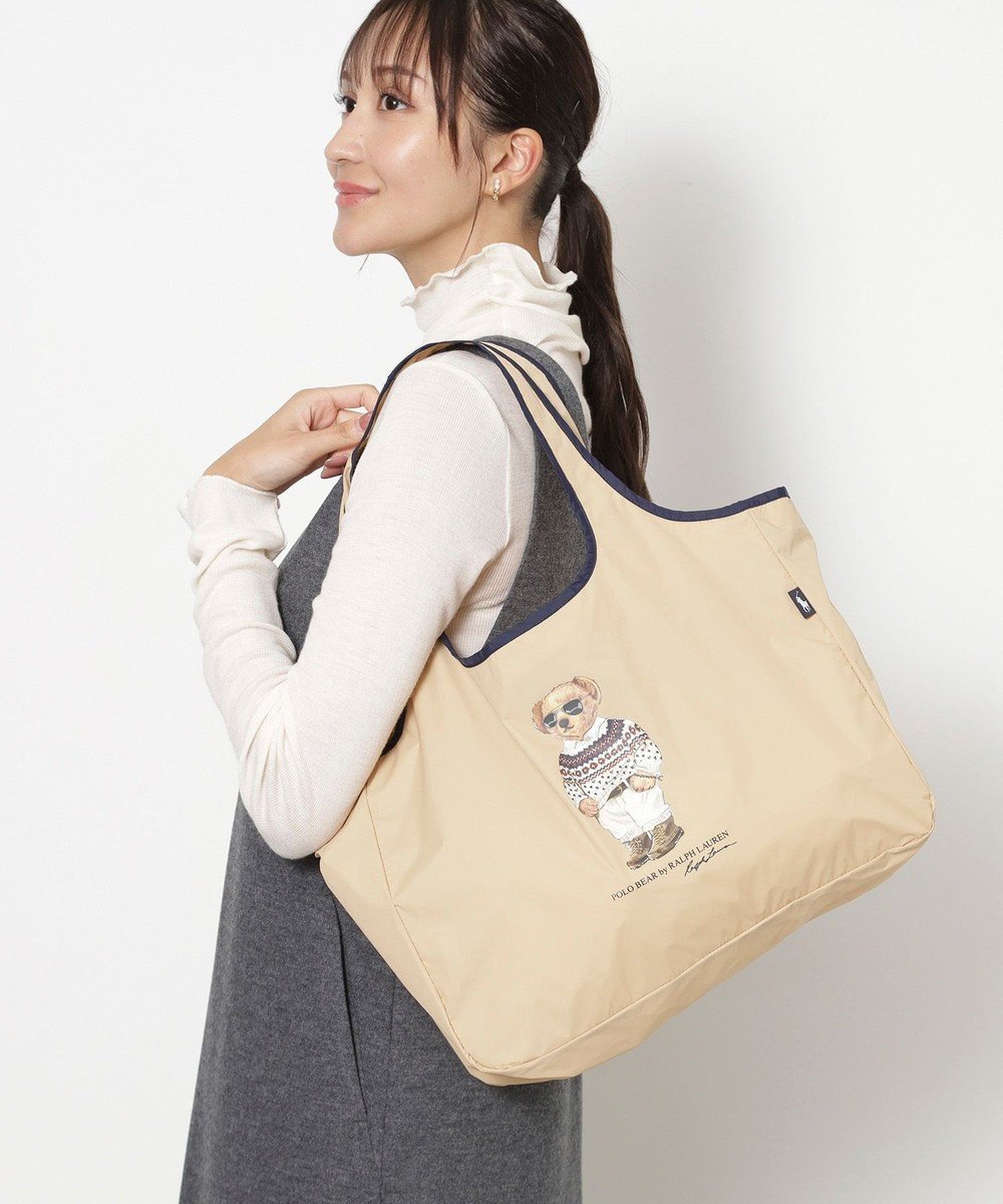 【ムーンバット/MOONBAT】のPOLO RALPH LAUREN(ポロ ラルフローレン) ポケッタブルレインバッグ SEASON BEAR ポロベア インテリア・キッズ・メンズ・レディースファッション・服の通販 founy(ファニー) 　ファッション　Fashion　レディースファッション　Fashion for Women　おすすめ　Recommended / Our Picks　アイビー　Ivy Pattern　ギフト プレゼント　Gift / Present　シンプル　Simple, Minimal　ニューヨーク　New York, NYC Style　ワンポイント　One Point, Statement Accent　ベージュ|ID: prp329100004842758 ipo3291000000035714094