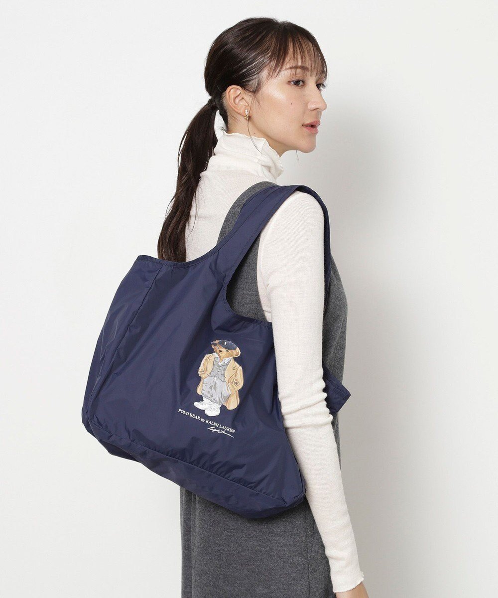 【ムーンバット/MOONBAT】のPOLO RALPH LAUREN(ポロ ラルフローレン) ポケッタブルレインバッグ SEASON BEAR ポロベア インテリア・キッズ・メンズ・レディースファッション・服の通販 founy(ファニー) 　ファッション　Fashion　レディースファッション　Fashion for Women　おすすめ　Recommended / Our Picks　アイビー　Ivy Pattern　ギフト プレゼント　Gift / Present　シンプル　Simple, Minimal　ニューヨーク　New York, NYC Style　ワンポイント　One Point, Statement Accent　ネイビーブルー|ID: prp329100004842758 ipo3291000000035714096