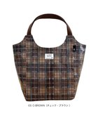 【ルートート/ROOTOTE】の3607【ラミネート加工 肩掛け】EU.ラウンド.ラミネート-T 03:チェック・ブラウン|ID: prp329100004842765 ipo3291000000035838029