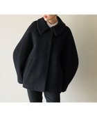 【ハッシュニュアンス/#Newans】の【昨年即完売コート新色追加!】プードルコクーンコート ブラック|ID: prp329100004842769 ipo3291000000035288916