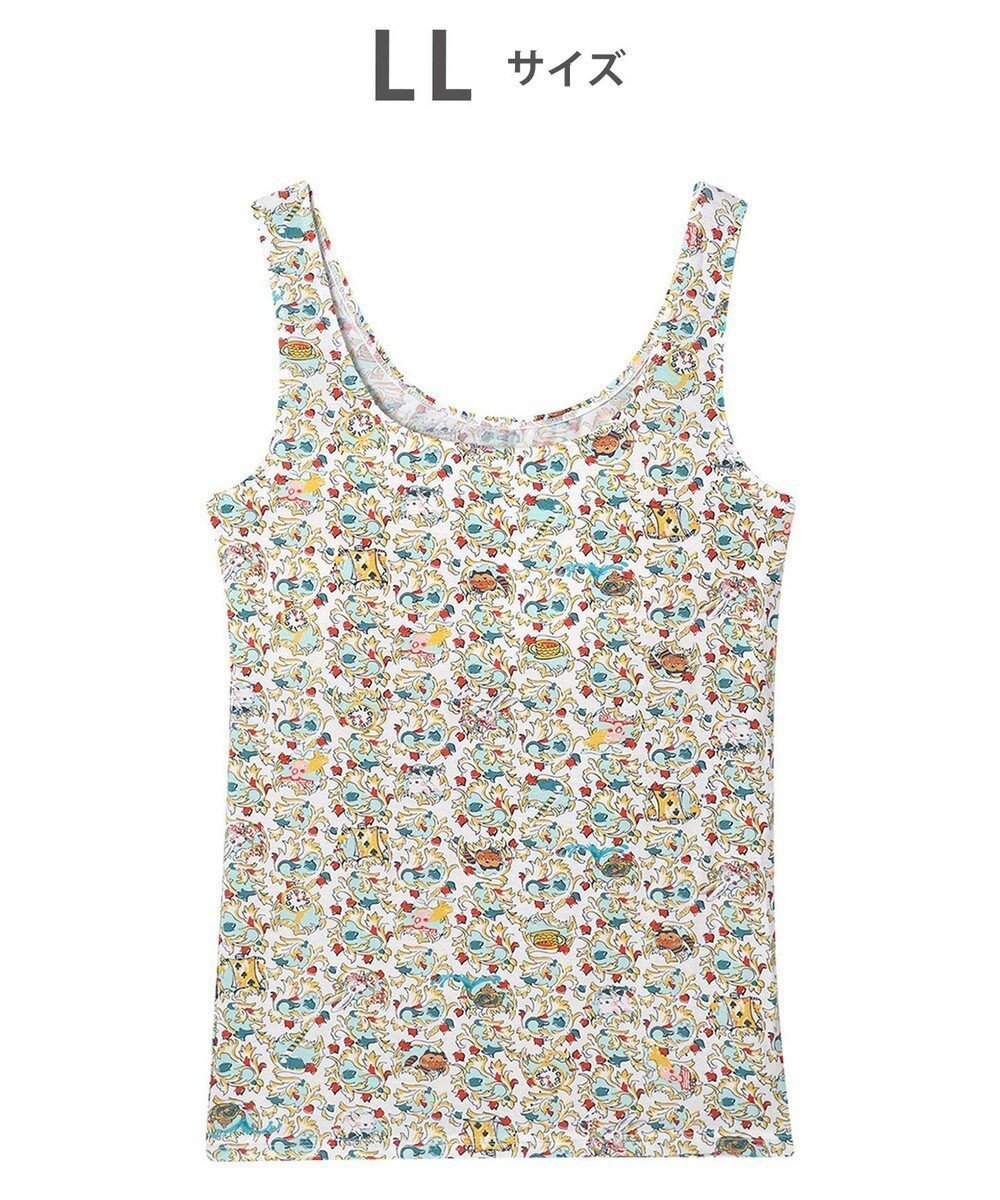 【ツモリチサト スリープ/tsumori chisato SLEEP】のツモリチサト インナー ベア天竺素材(身生地) パッド付き ノースリーブ タンクトップ レディース UCX563 /ワコール インテリア・キッズ・メンズ・レディースファッション・服の通販 founy(ファニー) ファッション Fashion レディースファッション Fashion for Women トップス・カットソー Cut & Sew Tops キャミソール&ノースリーブ Camisoles & Sleeveless Tops インナー Innerwear シンプル Simple, Minimal タンク Tank Top, Sleeveless Top ノースリーブ Sleeveless, No-Sleeve パジャマ Pajamas, Sleepwear アイボリー|ID: prp329100004842776 ipo3291000000035838335