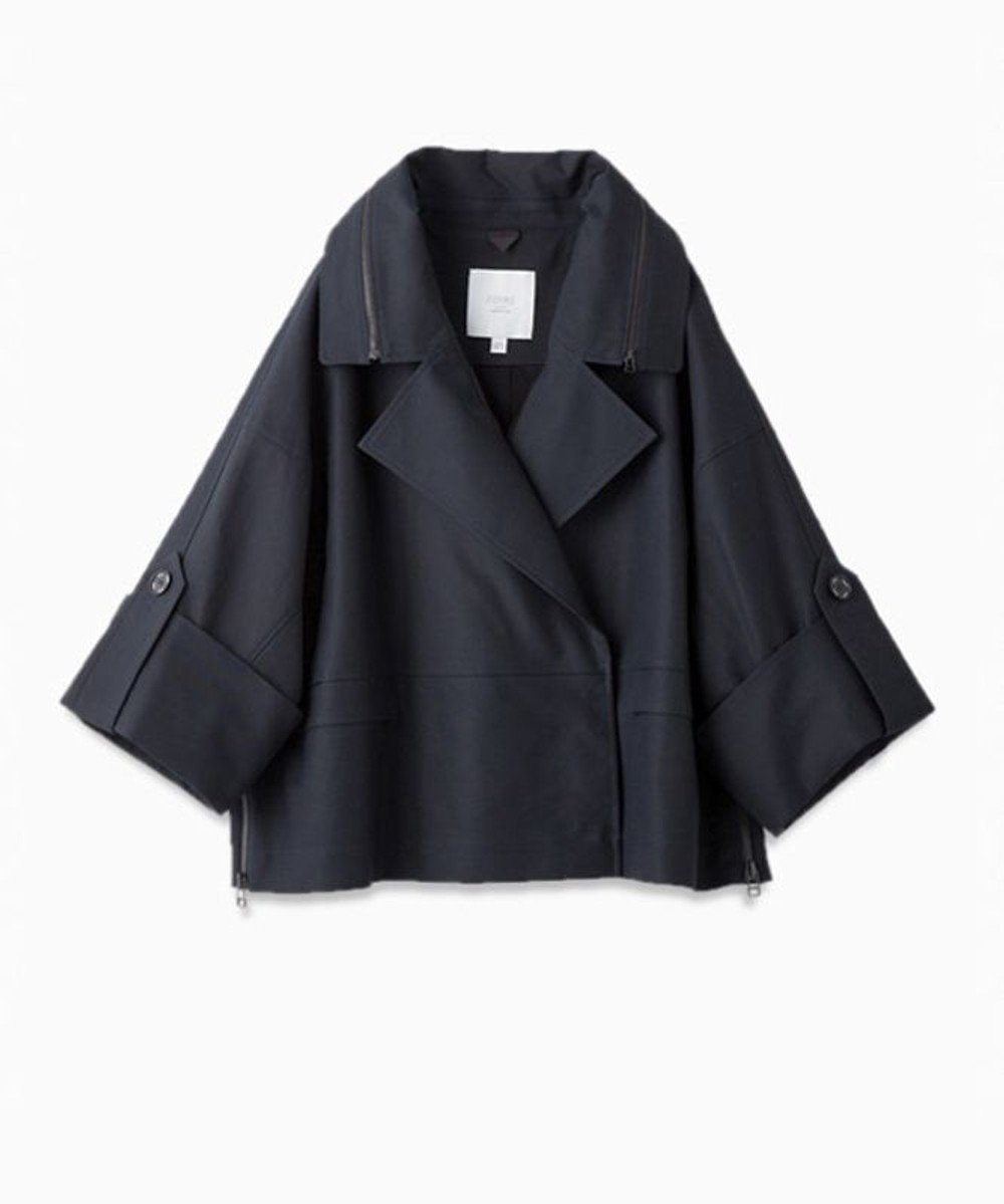 【フォルフォルモ/FORFORMO】のDeformation Wide Trench Coat デフォメーションワイドトレンチコート インテリア・キッズ・メンズ・レディースファッション・服の通販 founy(ファニー) 　ファッション　Fashion　レディースファッション　Fashion for Women　アウター　Coat / Outerwear Collection　コート・ロングコート・ピーコート　Long Coats, Peacoats & More　レディースジャケット・軽アウター　Jackets　トレンチコート / 春秋の定番アウター　Trench Coats　ジャケット　Jacket, Outerwear　スリム　Slim, Slim Fit　定番　Standard, Basic Item　人気　Popular, Best Seller　フォルム　Silhouette, Form　A/W・秋冬　Autumn/Winter　S/S・春夏　SS, Spring/Summer, Warm Season　夏　Summer　ネイビー|ID: prp329100004842814 ipo3291000000035817548