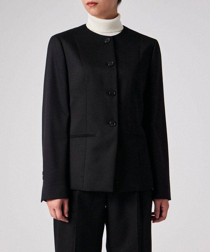 【ポール スミス/Paul Smith】のトラベル ノーカラー ジャケット インテリア・キッズ・メンズ・レディースファッション・服の通販 founy(ファニー) https://founy.com/ ファッション Fashion レディースファッション Fashion for Women アウター Coat / Outerwear Collection レディースジャケット・軽アウター Jackets ノーカラージャケット / シンプル上品コーデ Collarless Jackets シンプル Simple, Minimal ジャケット Jacket, Outerwear ストレッチ Stretch, Stretchy Fabric セットアップ Set-Up, Coordinated Outfit センター Center, Center Line トラベル Travel, Travel Gear リュクス Luxury, Elegant, High-End, Chic A/W・秋冬 Autumn/Winter S/S・春夏 SS, Spring/Summer, Warm Season おすすめ Recommended / Our Picks 夏 Summer 旅行 Travel エレガント 上品 Elegant ビジネス 仕事 通勤 Business / Work / Commuting |ID: prp329100004842817 ipo3291000000035840193