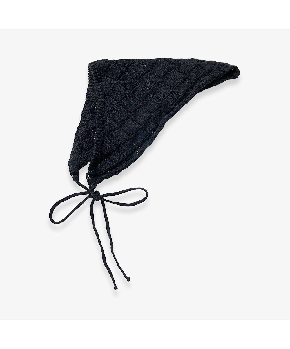 【林八百吉商店/HAYASHIYAOKICHI】のun chapeau バブーシュカ インテリア・キッズ・メンズ・レディースファッション・服の通販 founy(ファニー) 　ファッション　Fashion　レディースファッション　Fashion for Women　トップス・カットソー　Cut & Sew Tops　ニット　Knit Tops & Sweaters　キャップ&ハット　Hats & Caps　アクセサリー　Fashion Accessories　キャップ　Cap, Baseball Cap　クロシェ　Crochet, Knitted Lace　トレンド　Trend, Trending Now　ハンド　Hand, Handmade　ビスチェ　Bustier, Corset Top　帽子　Hat, Headwear　ブラック|ID: prp329100004842828 ipo3291000000036153362