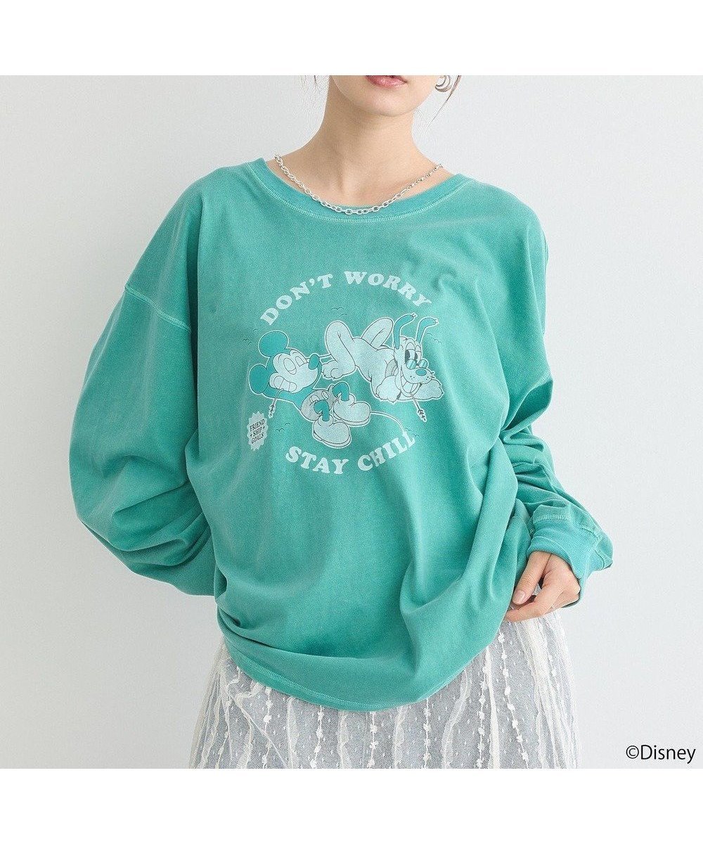 【アースミュージックアンドエコロジー/earth music&ecology】のPluto/レトロアートロンTEE 人気、トレンドファッション・服の通販 founy(ファニー) 　ファッション　Fashion　レディースファッション　Fashion for Women　トップス・カットソー　Cut & Sew Tops　シャツ・ブラウス・オフィスカジュアル　Elegant Blouses & Button-Ups　ロングTシャツ・Tシャツ　Longline T-Shirts & Tees　カットソー・ベーシックTシャツ　Cut-and-Sewn Tops / Stretch Tees & Basics　おすすめ　Recommended / Our Picks　カットソー　Cut and Sewn Top　デニム　Denim, Jeans Material　トレンド　Trend, Trending Now　プリント　Print, Printed Pattern　ポケット　Pocket, Pocket Detail　ロング　Long, Long-Length　A/W・秋冬　Autumn/Winter　 other-1|ID: prp329100004842830 ipo3291000000035816651