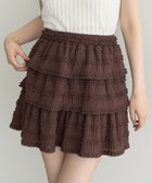 【アースミュージックアンドエコロジー/earth music&ecology】の【2WAY】フリフリミニスカート Brown|ID: prp329100004842832 ipo3291000000035289125
