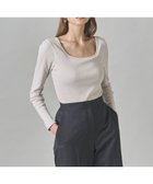 【アイシービー/iCB】の【洗える】【OUR WACOAL コラボ】カップイン スクエアネックロングTシャツ 人気、トレンドファッション・服の通販 founy(ファニー) ファッション Fashion レディースファッション Fashion for Women トップス・カットソー Cut & Sew Tops シャツ・ブラウス・オフィスカジュアル Elegant Blouses & Button-Ups ロングTシャツ・Tシャツ Longline T-Shirts & Tees カットソー・ベーシックTシャツ Cut-and-Sewn Tops / Stretch Tees & Basics アンダー Underwear Essentials インナー Innerwear 洗える Machine Washable カッティング Cutting Detail カットソー Cut and Sewn Top コラボ Collaboration, Collab ジャケット Jacket, Outerwear スクエア Square, Square Shape スリーブ Sleeve, Long Sleeve / Short Sleeve タンク Tank Top, Sleeveless Top フィット Fit, Slim Fit ロング Long, Long-Length A/W・秋冬 Autumn/Winter おすすめ Recommended / Our Picks 2025年 2025 2025-2026秋冬・A/W Autumn/Winter 2025–26 AW25–26 thumbnail トープ系|ID: prp329100004842834 ipo3291000000035816672