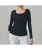 【アイシービー/iCB】の【洗える】【OUR WACOAL コラボ】カップイン スクエアネックロングTシャツ 人気、トレンドファッション・服の通販 founy(ファニー) ファッション Fashion レディースファッション Fashion for Women トップス・カットソー Cut & Sew Tops シャツ・ブラウス・オフィスカジュアル Elegant Blouses & Button-Ups ロングTシャツ・Tシャツ Longline T-Shirts & Tees カットソー・ベーシックTシャツ Cut-and-Sewn Tops / Stretch Tees & Basics アンダー Underwear Essentials インナー Innerwear 洗える Machine Washable カッティング Cutting Detail カットソー Cut and Sewn Top コラボ Collaboration, Collab ジャケット Jacket, Outerwear スクエア Square, Square Shape スリーブ Sleeve, Long Sleeve / Short Sleeve タンク Tank Top, Sleeveless Top フィット Fit, Slim Fit ロング Long, Long-Length A/W・秋冬 Autumn/Winter おすすめ Recommended / Our Picks 2025年 2025 2025-2026秋冬・A/W Autumn/Winter 2025–26 AW25–26 thumbnail ブラック系|ID: prp329100004842834 ipo3291000000035816675