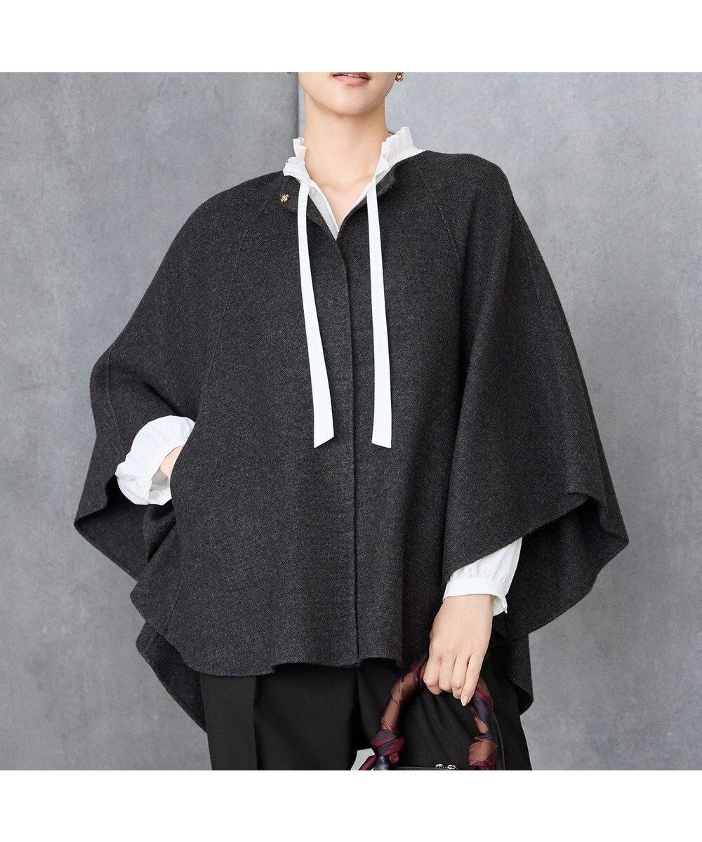 【自由区/JIYU-KU】のリバー ポンチョ 人気、トレンドファッション・服の通販 founy(ファニー) ファッション Fashion レディースファッション Fashion for Women アウター Coat / Outerwear Collection レディースジャケット・軽アウター Jackets ポンチョ・ケープコート Ponchos & Capes ジャケット Jacket, Outerwear スリーブ Sleeve, Long Sleeve / Short Sleeve フロント Front, Front Design ポケット Pocket, Pocket Detail ポンチョ Poncho, Cape Style メルトン Melton, Heavy Wool エレガント 上品 Elegant A/W・秋冬 Autumn/Winter other-1|ID: prp329100004842847 ipo3291000000035289181